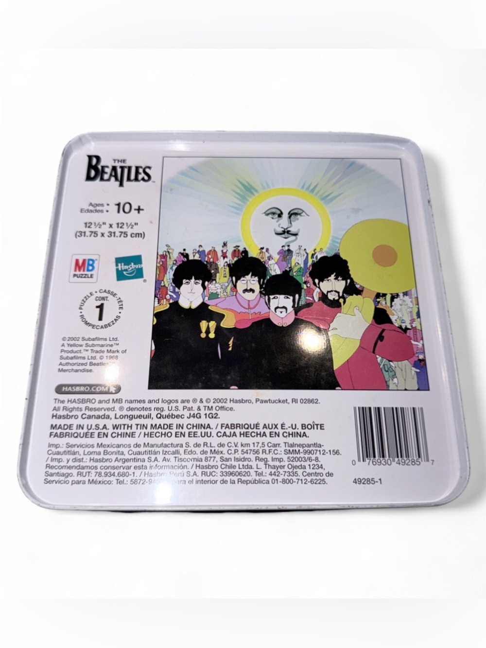 Vintage 2002 The Beatles "Yellow Submarine" Collectible Tin Puzzle (300 Pieces) - Picture 6 of 7